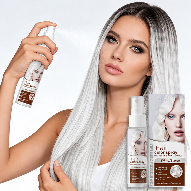 Hair Spray Color - Spray colorant pour cheveux blancs d'Halloween,