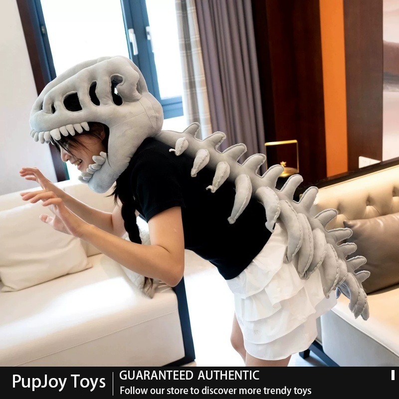 Cosplay Fire Prop - Chapeau en peluche de squelette de